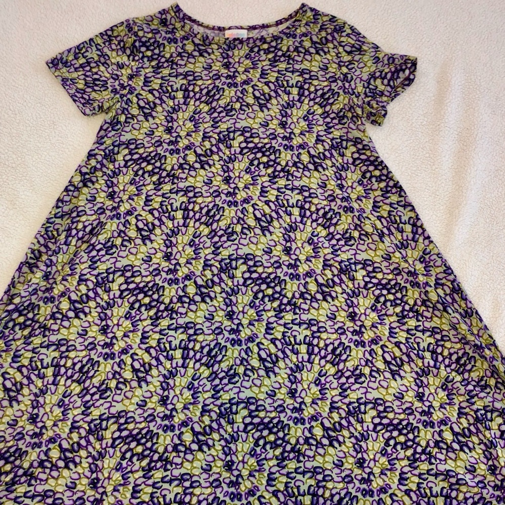 LuLaRoe Carly t-Shirt Dress XS fits like M